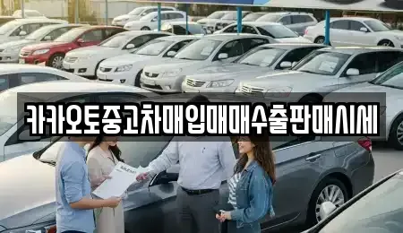 인천 중구 항동2가 중고차매매 전문 카카오토중고차매입매매수출판매시세