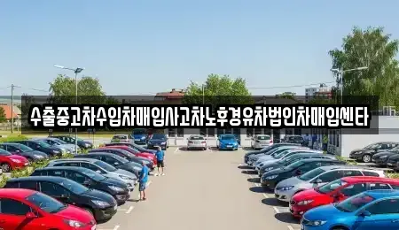 전남 나주시 삼도동 중고차매입 전문 수출중고차수입차매입사고차노후경유차법인차매입센타