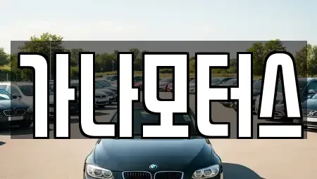 충남 천안시 서북구 성환읍 중고차 전문 가나모터스