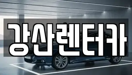 충청남도 천안시 서북구 단기렌트카 전문 강산렌터카