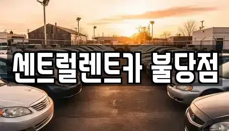 충청남도 천안시 서북구 렌트카 전문 센트럴렌트카 불당점