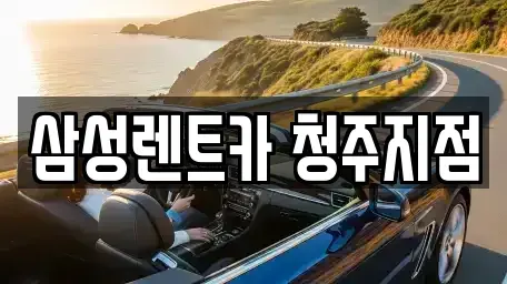 충청북도 청주시 흥덕구 남촌동 렌트카 전문 삼성렌트카 청주지점
